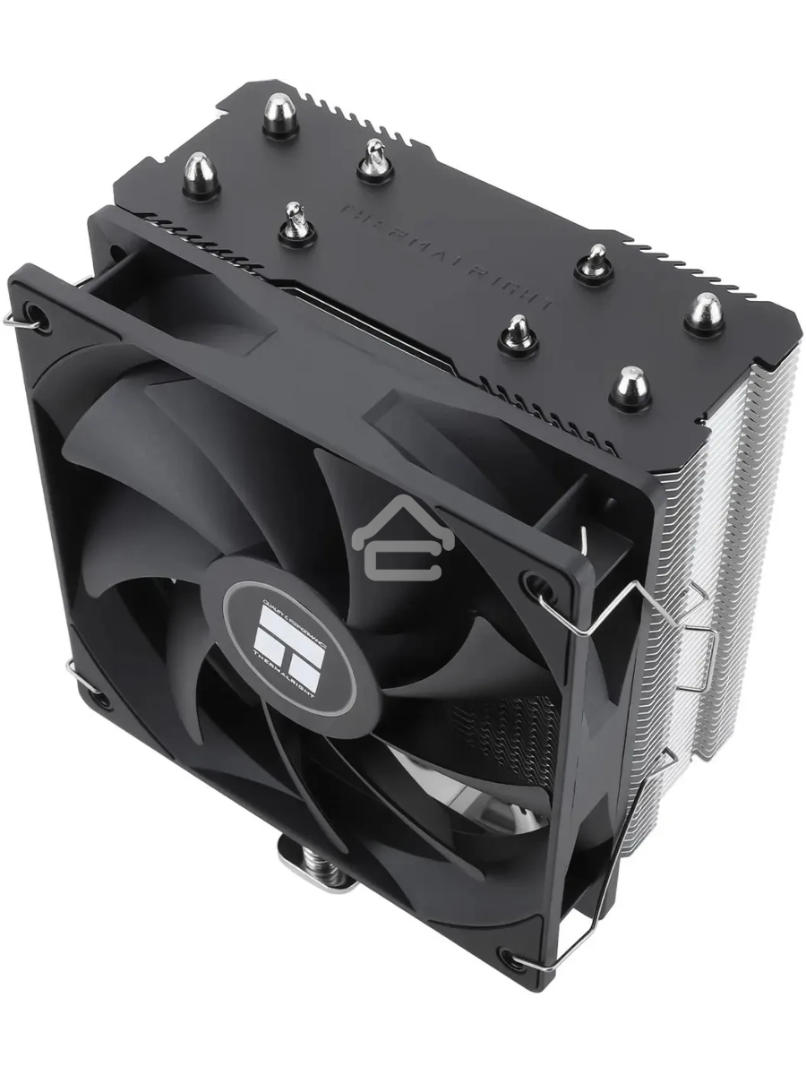 Устройство охлаждения(кулер) Thermalright Assassin X 120 v2 Soc-AM5/AM4/1151/1200/1700 черный 4-pin 25.6dB Al+Cu 700gr Ret (AX120-V2)