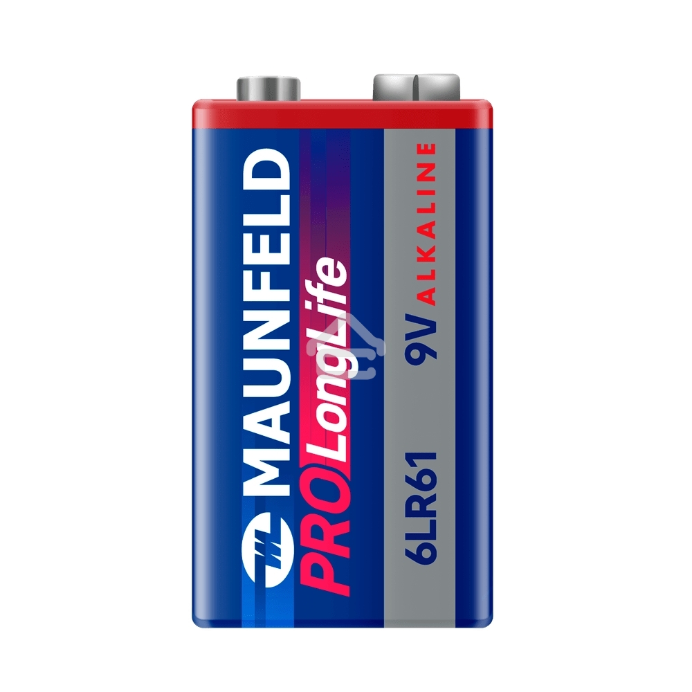 Батарейки Maunfeld PRO Long Life Alkaline 9V(6LR61) MB9-BL1, блистер 1 шт.