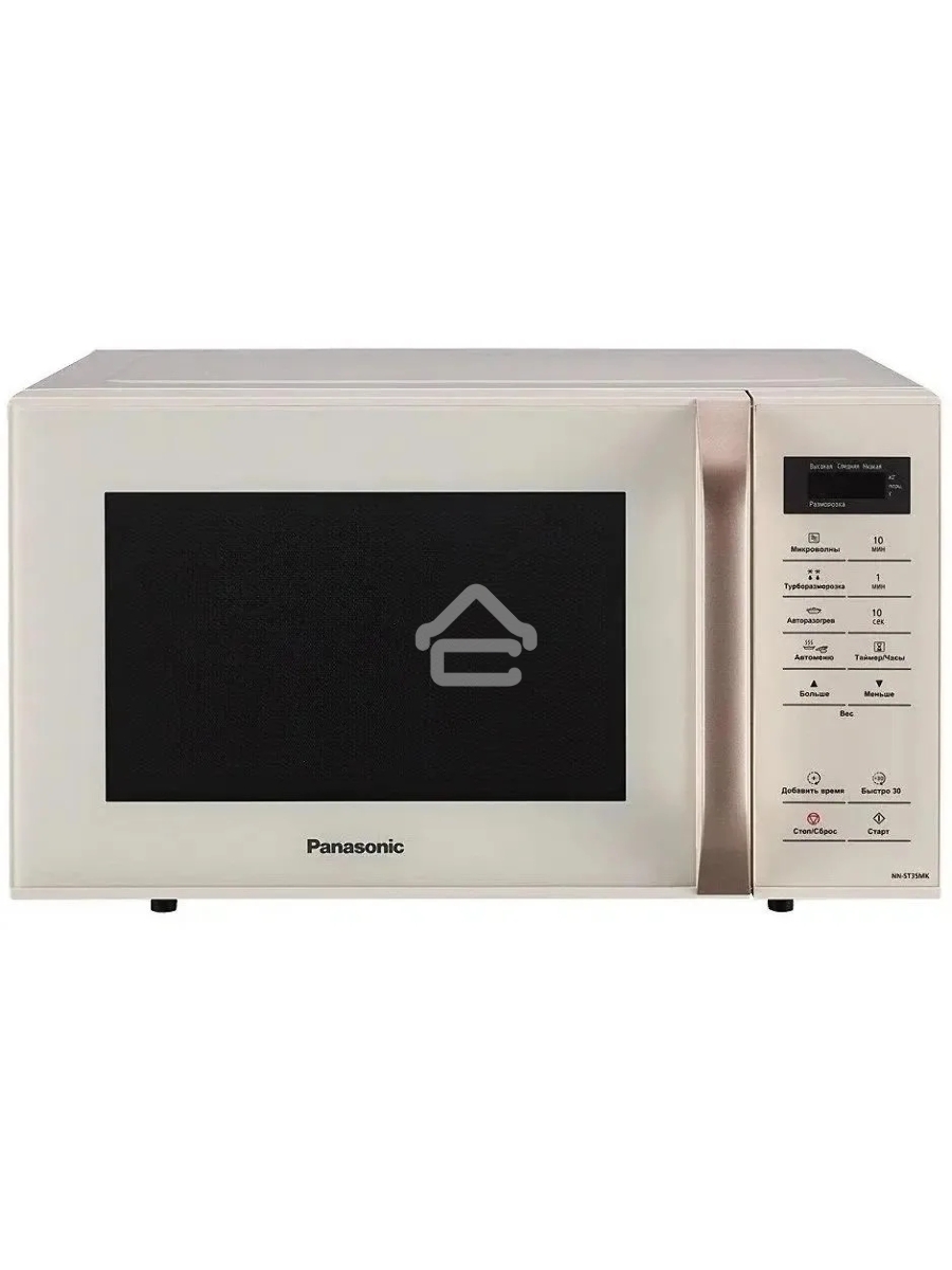 Микроволновая печь Panasonic NN-ST35MKZPE бежевый, 25 л, 800 Вт, переключатели - сенсор