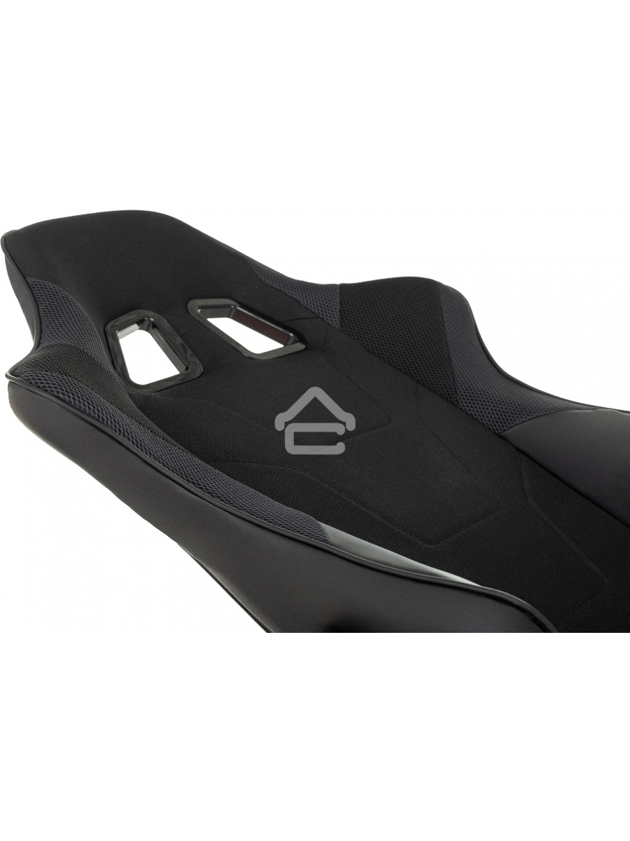 Кресло игровое Бюрократ VIKING 4 AERO BLACK EDITION черный искусст.кожа/ткань