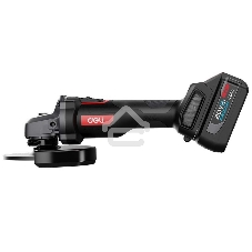 Угловая шлифовальная машина аккумуляторная Deli DE-JM20-2D4, (2АКБ*4А·ч + ЗУ, 20В, 125мм, М14, 3500/6000/10000об/мин, сумка)