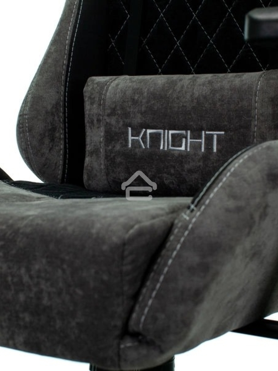Кресло игровое Бюрократ VIKING 7 KNIGHT B FABRIC черный текстиль/эко.кожа крестовина металл/пластик