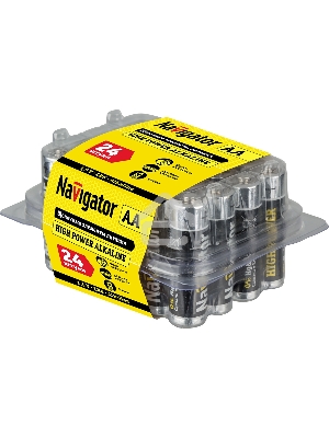 Элемент питания алкалиновый NAVIGATOR AA/LR6 94 786 NBT-NE-LR6-BOX24 (уп.24шт) 94786