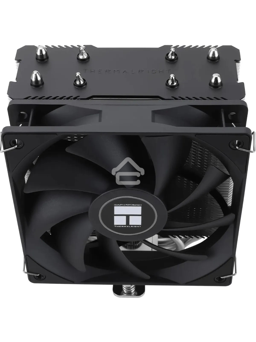 Устройство охлаждения(кулер) Thermalright Assassin X 120 v2 Soc-AM5/AM4/1151/1200/1700 черный 4-pin 25.6dB Al+Cu 700gr Ret (AX120-V2)