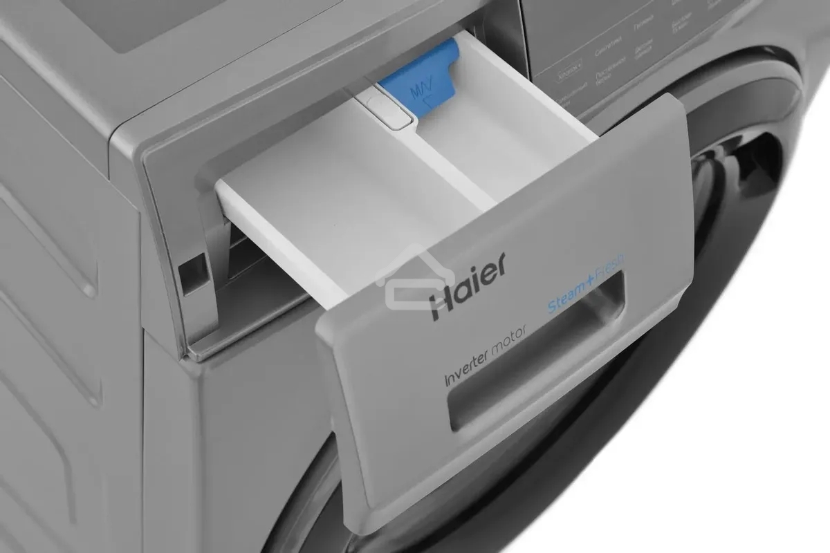 Стиральная машина Haier HW80-BP14969BS серебристый загрузка фронтальная 8 кг, 1400 об/мин., класс: А+++