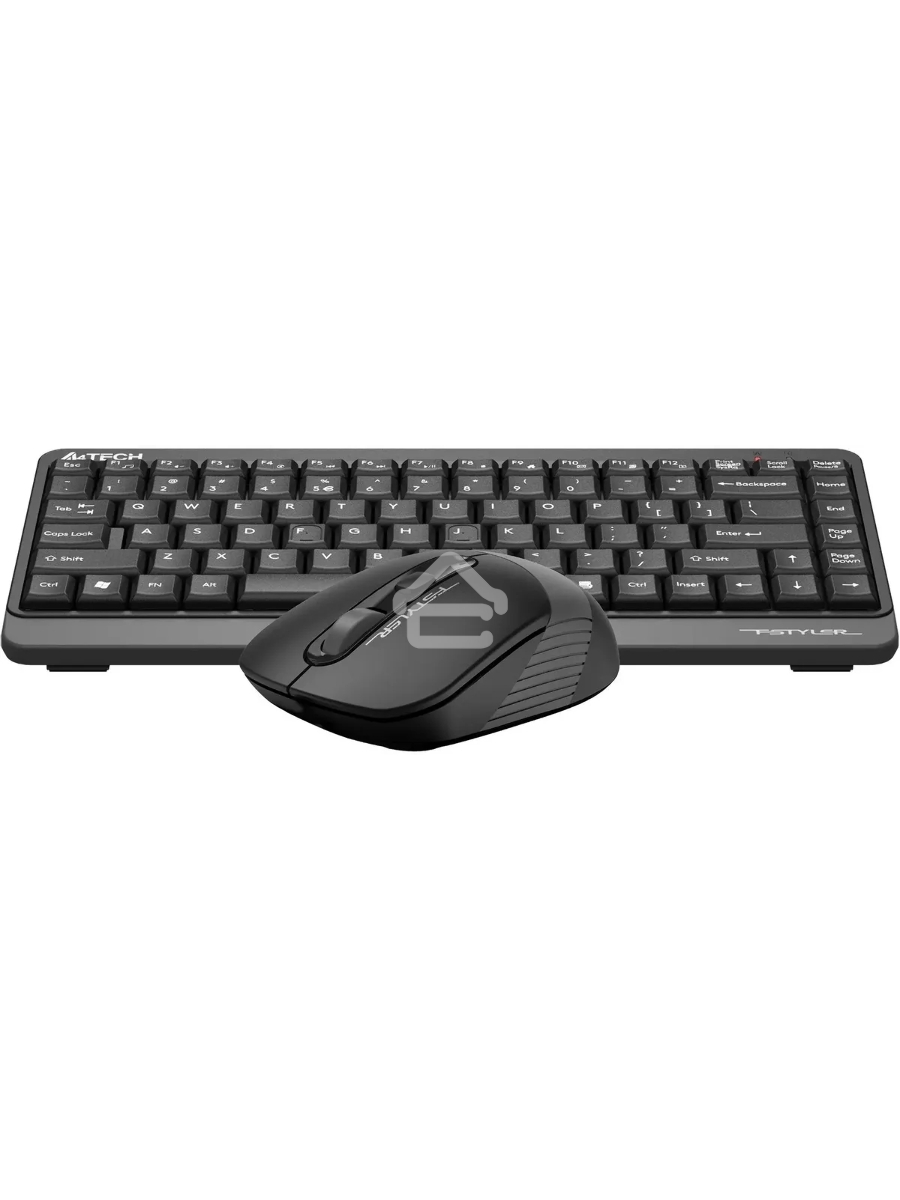 Клавиатура + мышь A4Tech Fstyler FG1110 клав:черный/серый мышь:черный/серый USB беспроводная Multimedia (FG1110 GREY)