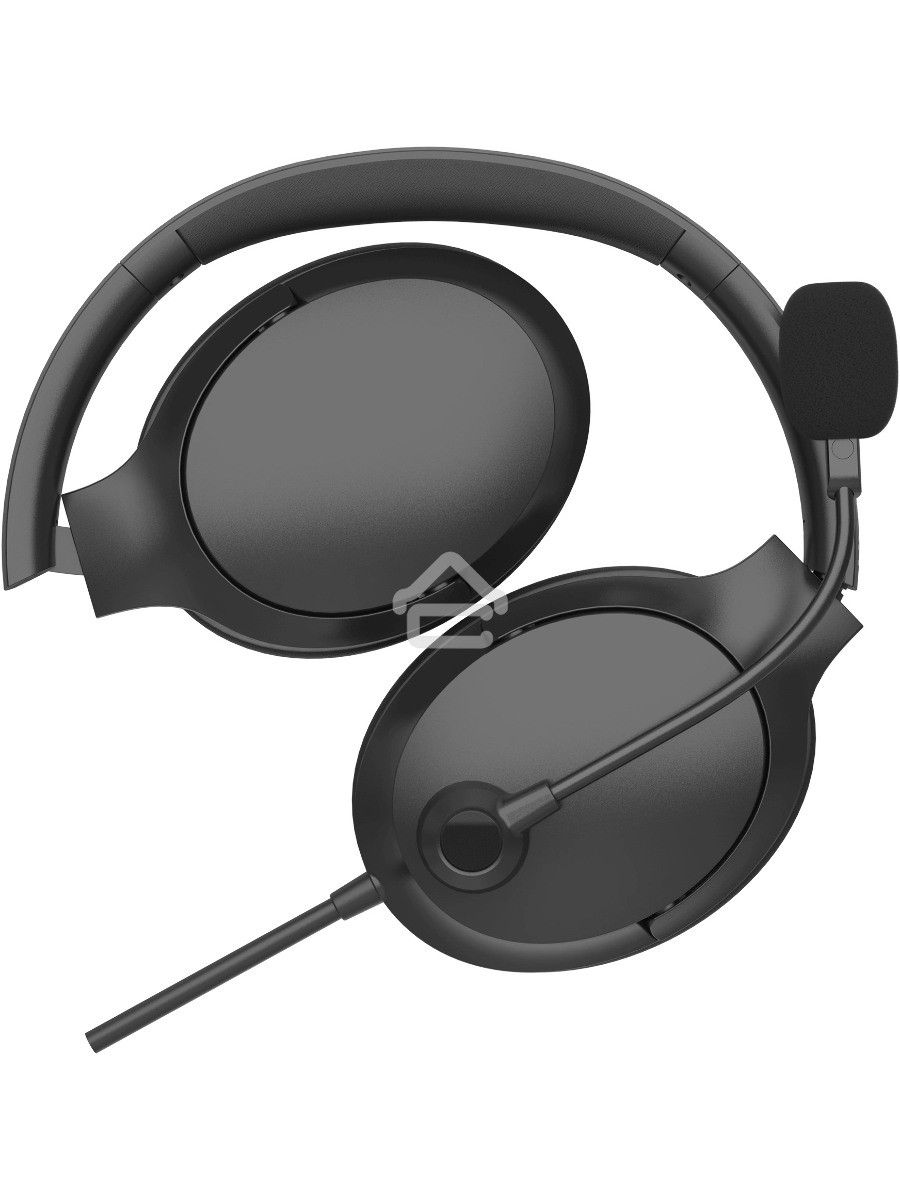 Наушники с микрофоном A4Tech Fstyler FH280U черный 2м мониторные USB оголовье