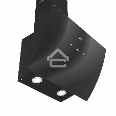 Вытяжка каминная Elikor Wave BK 60 черный, 60 см, 750 куб. м/ч, 56 дБ