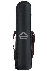 Термос Diolex DX-1000-B 1000 мл, с узким  горлом, в чехле, нержавеющая сталь