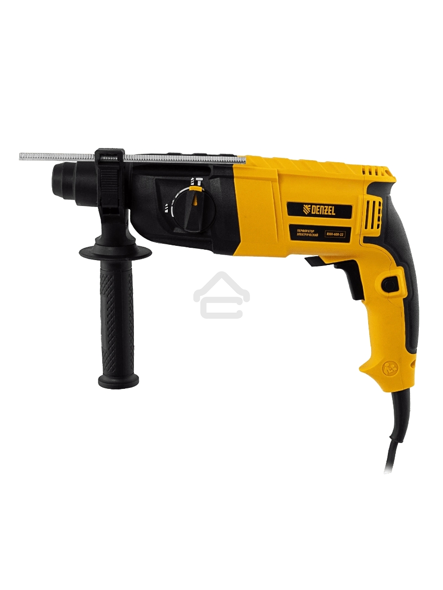Перфоратор электрический RHH-600-22, SDS-plus, 600 Вт, 2,5 Дж, 2 реж. Denzel