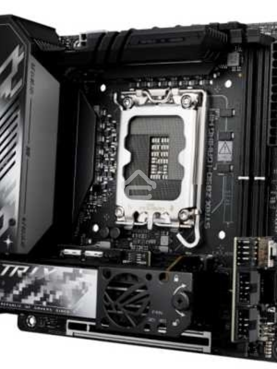 Материнская плата ASUS ROG STRIX Z890-I GAMING WIFI, LGA 1851, Intel Z890, 2xDDR5, 2xSATA, 2xM.2, 1xPCIe 5.0 x16, 1xHDMI, 2xUSB-C Thunderbolt 4, 1xUSB-C 20Gbps, 3xUSB-A 10Gbps, 1xUSB-A 5Gbps, 2xUSB-A 2.0, 1x 2.5Gb LAN, Mini-ITX