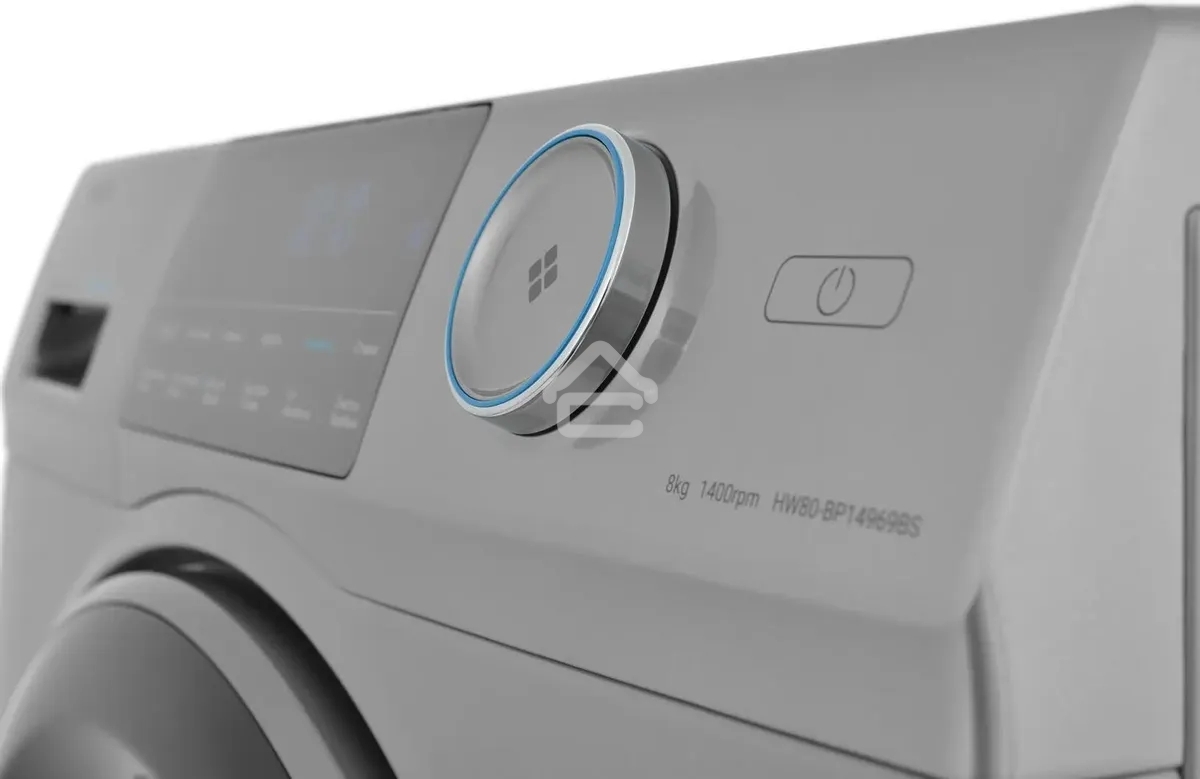 Стиральная машина Haier HW80-BP14969BS серебристый загрузка фронтальная 8 кг, 1400 об/мин., класс: А+++