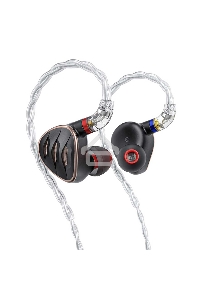 Наушники вкладыши Fiio FH5S 1.2м черный/медный проводные в ушной раковине