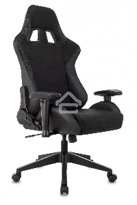 Кресло игровое Бюрократ VIKING 4 AERO BLACK EDITION черный искусст.кожа/ткань