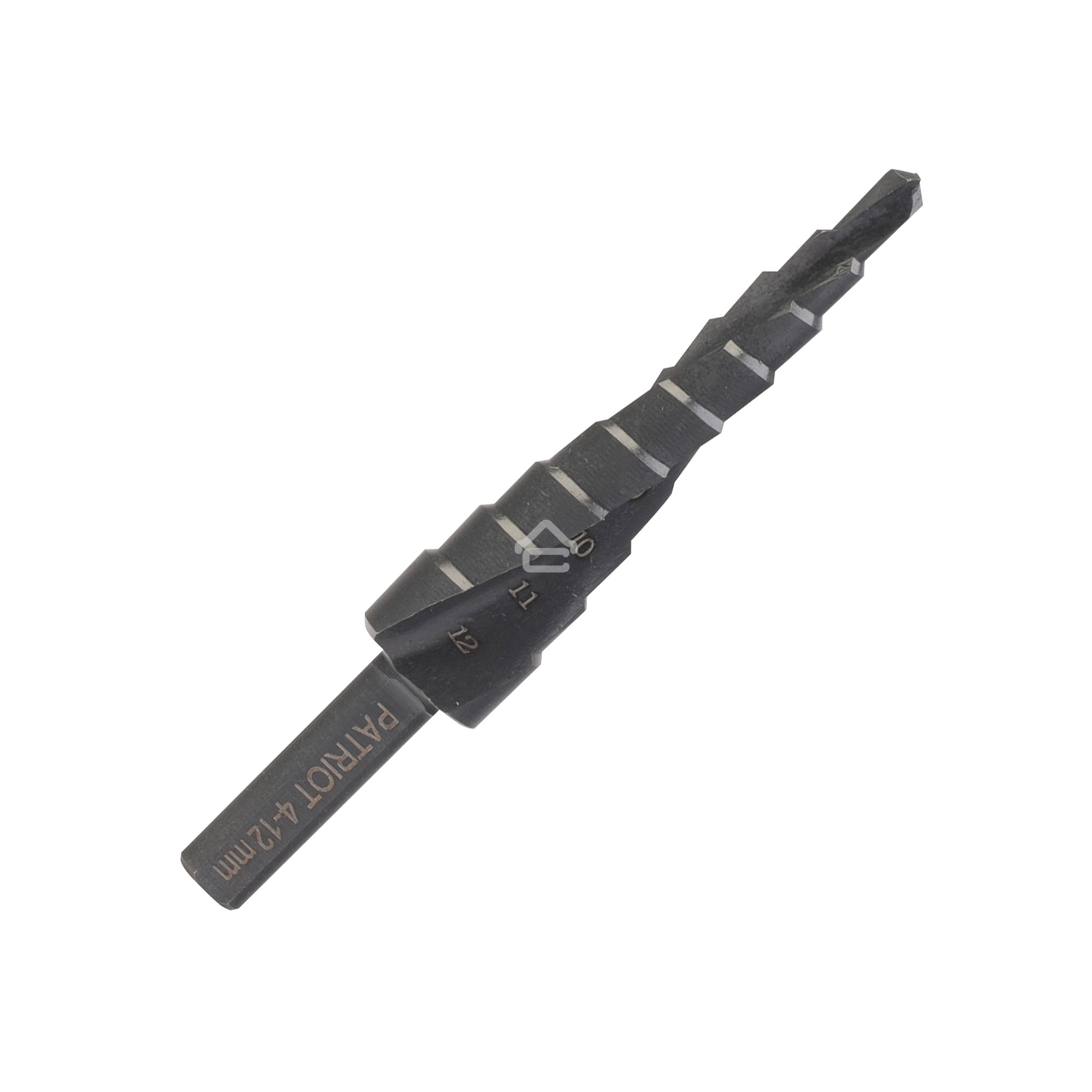 Сверло PATRIOT EXPERT по металлу ступенчатое 4-12 мм, Р6М5, упаковка блистер