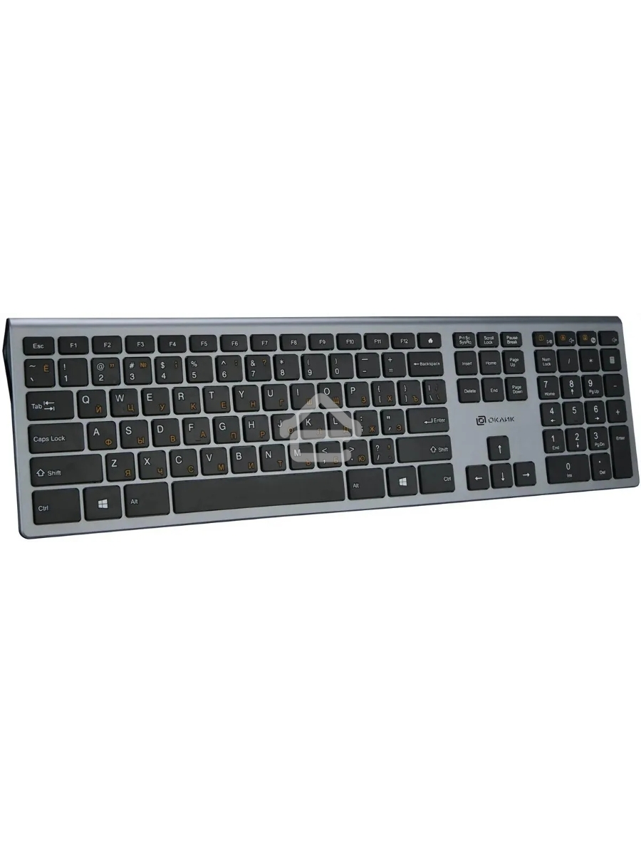 Клавиатура Oklick 890S проводная, USB, серый/черный