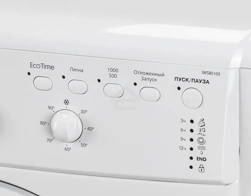 Стиральная машина Indesit IWSC 5105 белый, загрузка фронтальная 5 кг, 1000 об/мин., класс: А