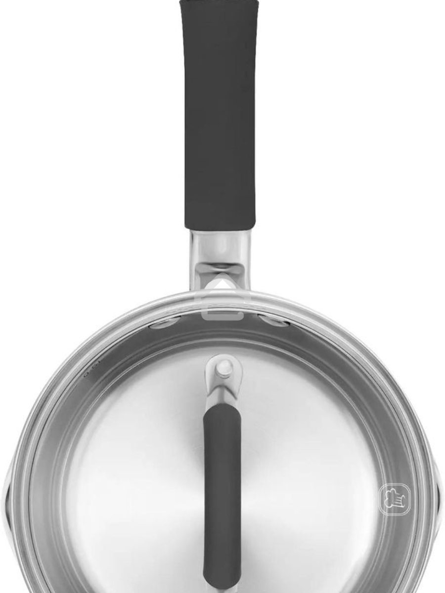 Ковш Rondell Flamme RDS-026, 1.3л, 16см, с крышкой, стальной