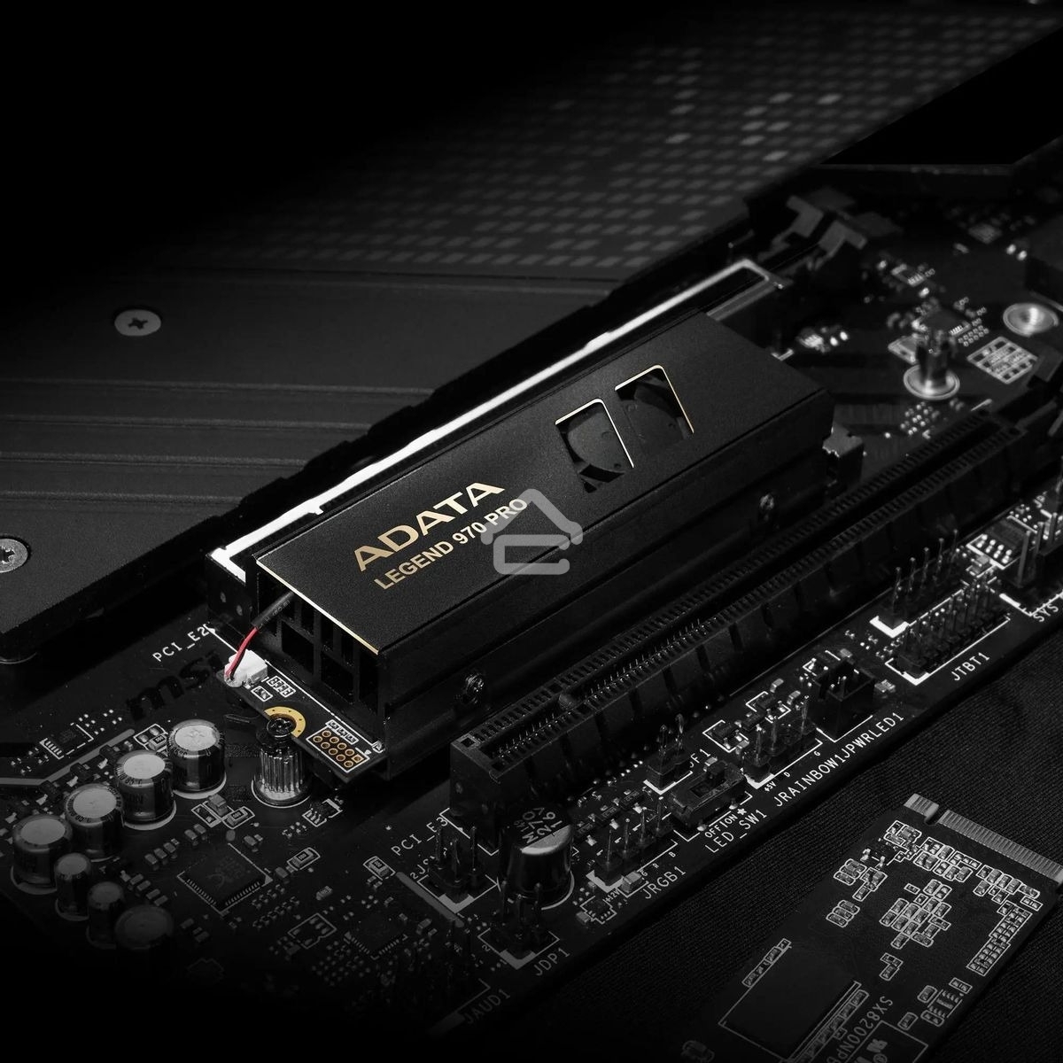 Накопитель SSD ADATA Legend 970 Pro, 2TB, PCIe 5.0 x4, M.2 2280, NVMe, R/W 14000/10000, активное охлаждение