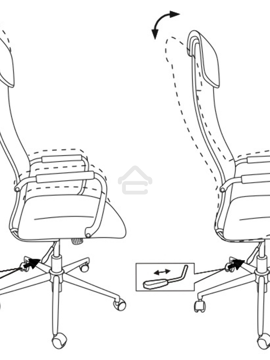 Кресло руководителя Бюрократ Chair Brt KB-9N/ECO/BLACK (1140275)