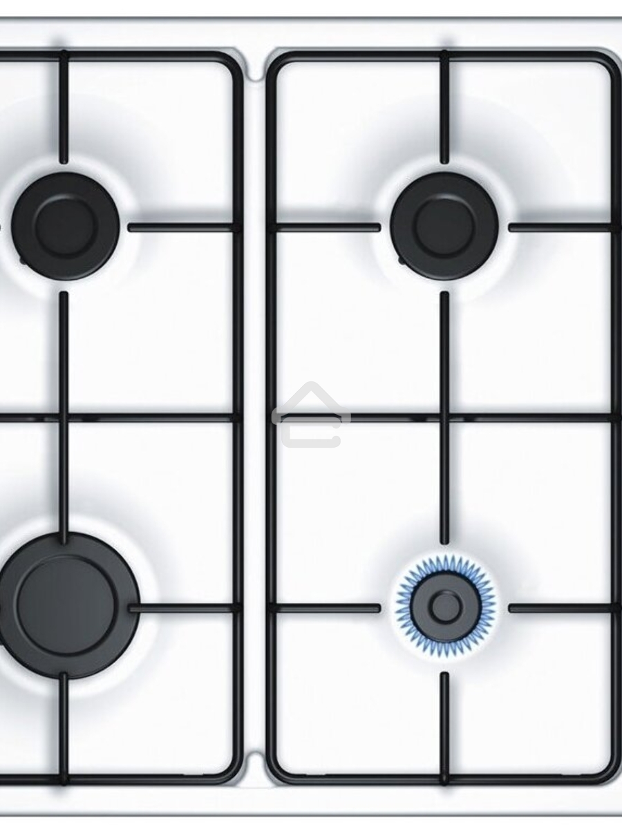 Газовая варочная поверхность Bosch PBP6C2B82O белый