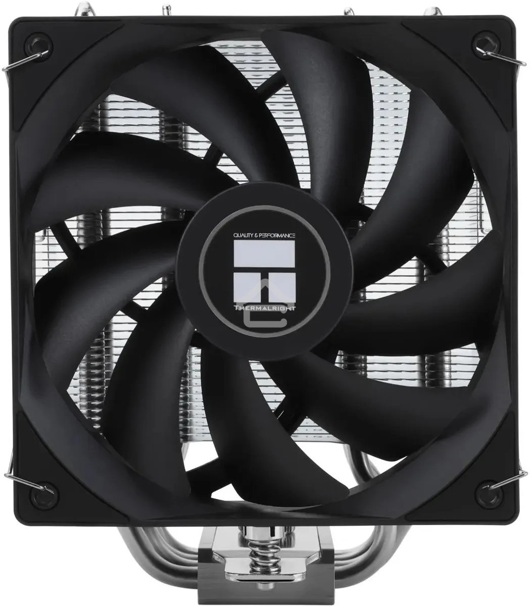 Устройство охлаждения(кулер) Thermalright Assassin X 120 v2 Soc-AM5/AM4/1151/1200/1700 черный 4-pin 25.6dB Al+Cu 700gr Ret (AX120-V2)