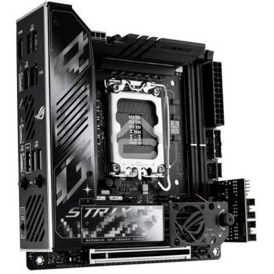 Материнская плата ASUS ROG STRIX Z890-I GAMING WIFI, LGA 1851, Intel Z890, 2xDDR5, 2xSATA, 2xM.2, 1xPCIe 5.0 x16, 1xHDMI, 2xUSB-C Thunderbolt 4, 1xUSB-C 20Gbps, 3xUSB-A 10Gbps, 1xUSB-A 5Gbps, 2xUSB-A 2.0, 1x 2.5Gb LAN, Mini-ITX