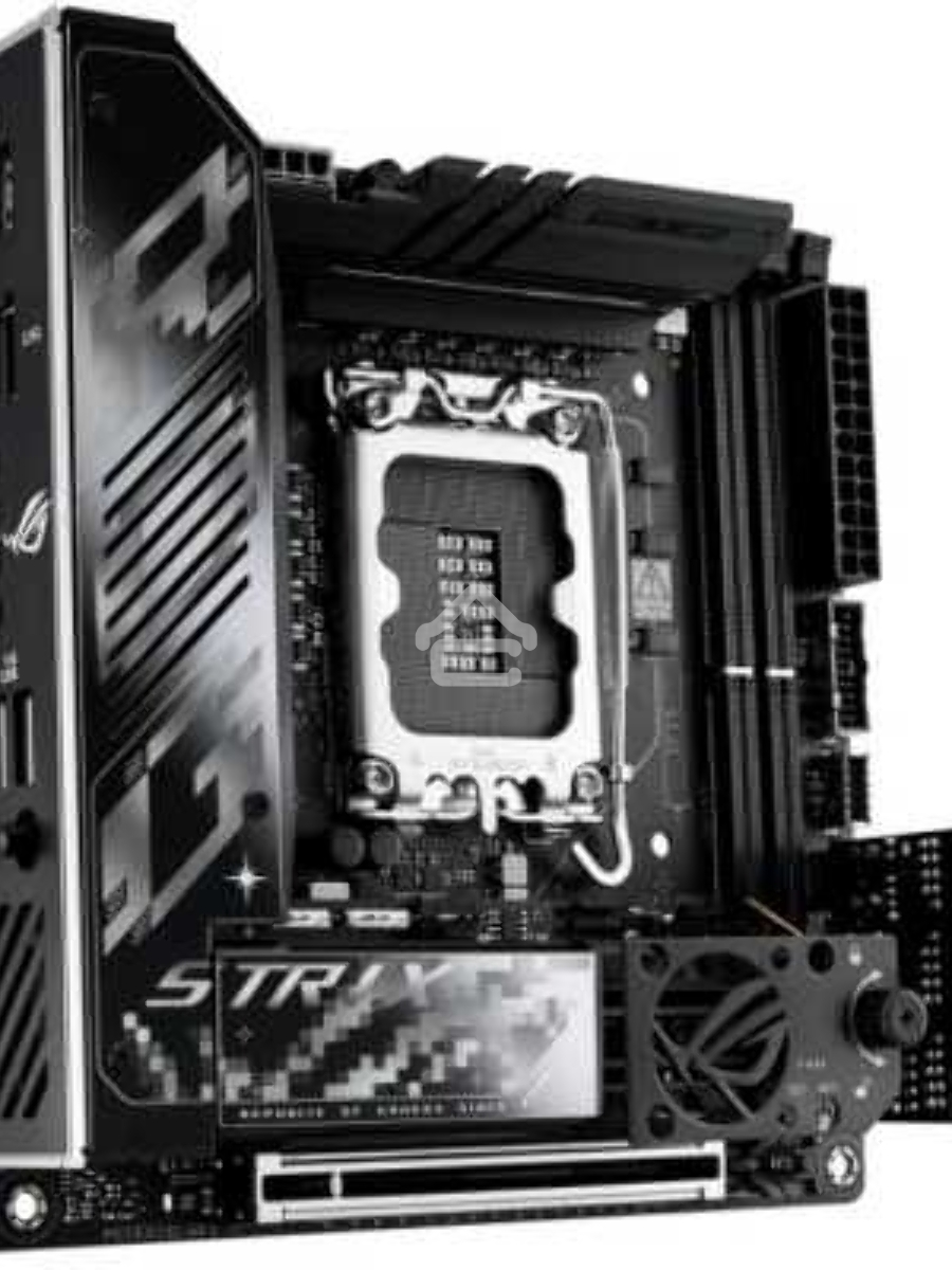 Материнская плата ASUS ROG STRIX Z890-I GAMING WIFI, LGA 1851, Intel Z890, 2xDDR5, 2xSATA, 2xM.2, 1xPCIe 5.0 x16, 1xHDMI, 2xUSB-C Thunderbolt 4, 1xUSB-C 20Gbps, 3xUSB-A 10Gbps, 1xUSB-A 5Gbps, 2xUSB-A 2.0, 1x 2.5Gb LAN, Mini-ITX