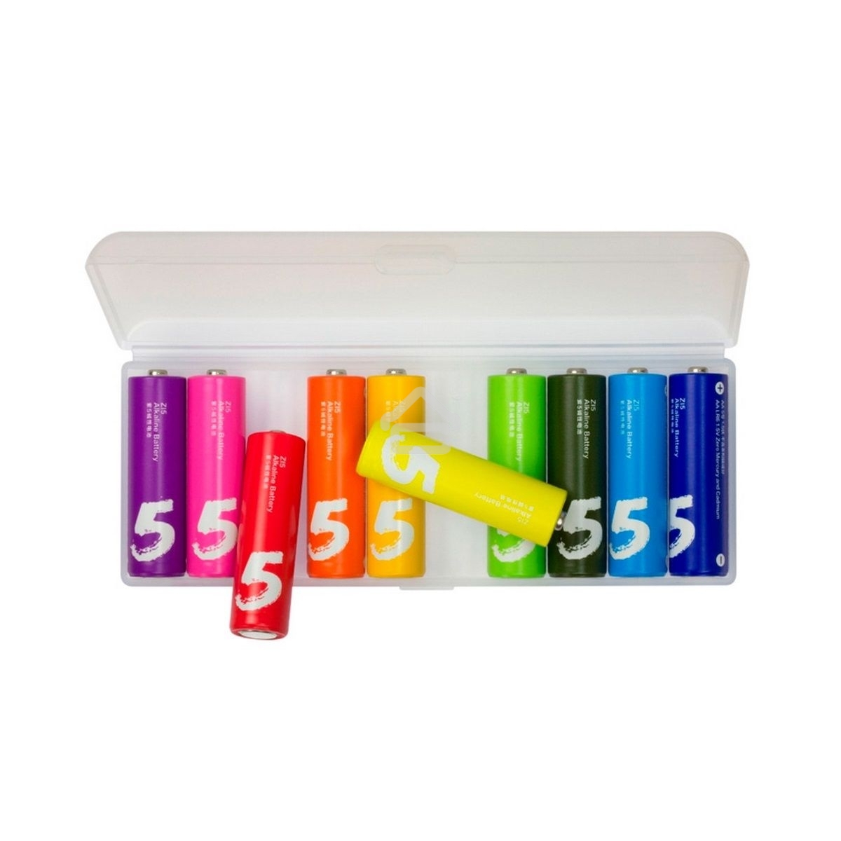 Прочее ZMI Батарейки ZI5 AA501 AA rainbow alkaline battery (10pcs) (ZMKAA501CNCM) 