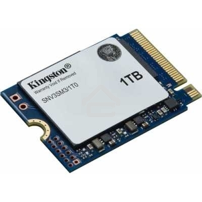 Накопитель SSD Kingston NV3, 1000Gb, M.2(22x30мм), NVMe, PCIe 4.0 x4, 3D TLC, R/W 6000/4000Mb/s, TbW 320, DWPD 0.2 (60 мес)