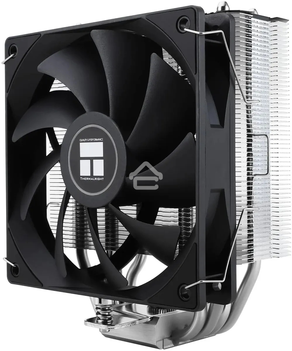 Устройство охлаждения(кулер) Thermalright Assassin X 120 v2 Soc-AM5/AM4/1151/1200/1700 черный 4-pin 25.6dB Al+Cu 700gr Ret (AX120-V2)