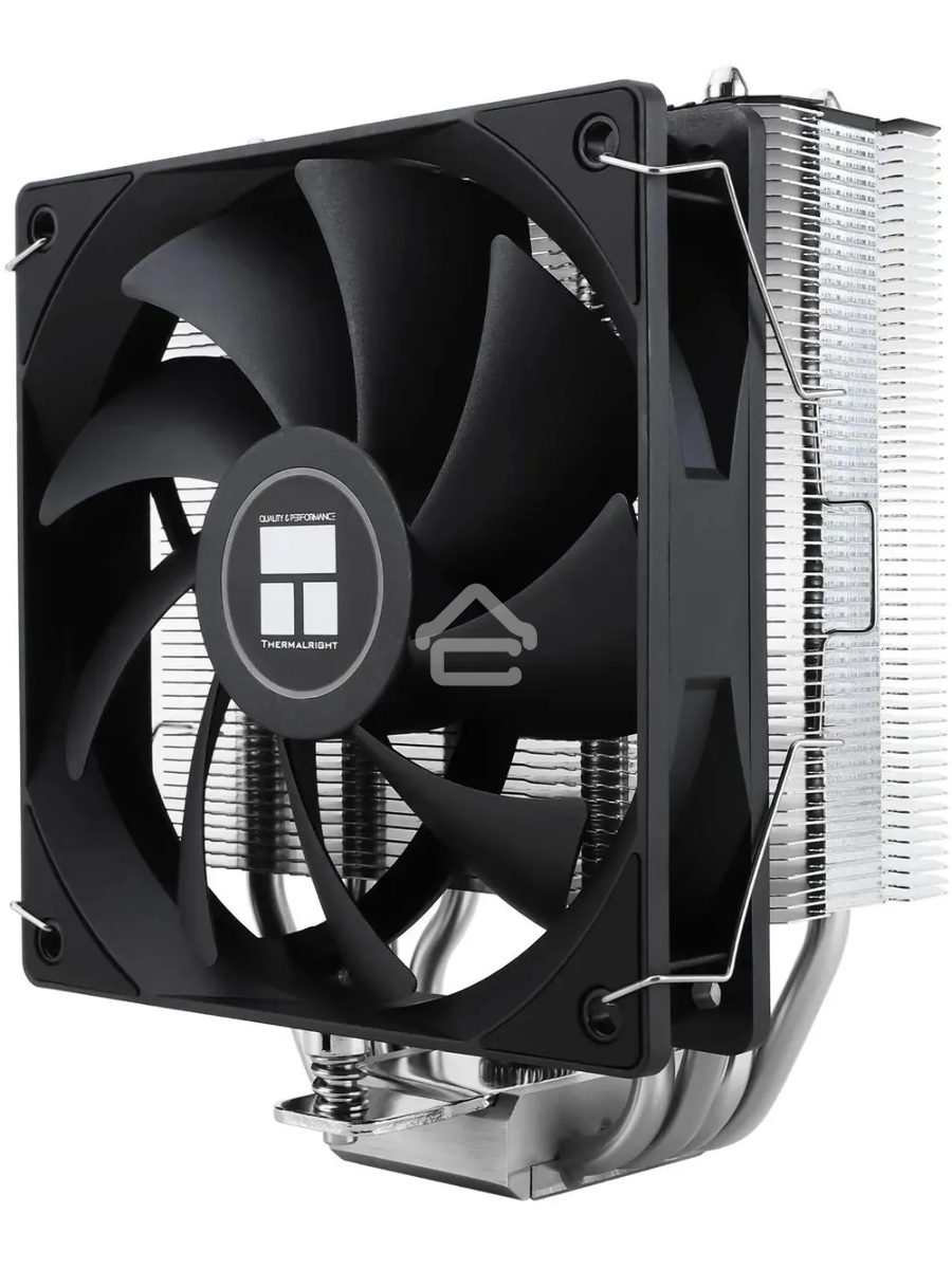 Устройство охлаждения(кулер) Thermalright Assassin X 120 v2 Soc-AM5/AM4/1151/1200/1700 черный 4-pin 25.6dB Al+Cu 700gr Ret (AX120-V2)