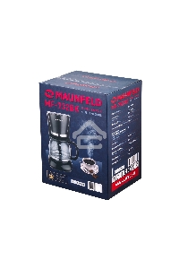 Кофеварка капельная Maunfeld MF-732BK чёрный, исп. кофе - молотый, 1,5 л, 1000 Вт