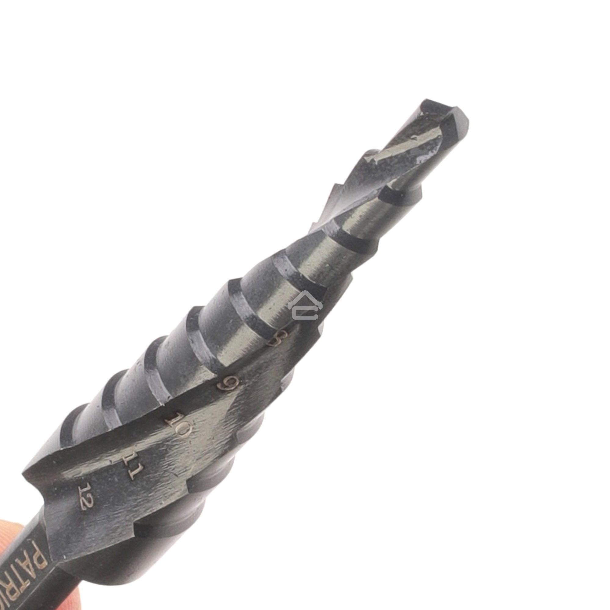 Сверло PATRIOT EXPERT по металлу ступенчатое 4-12 мм, Р6М5, упаковка блистер