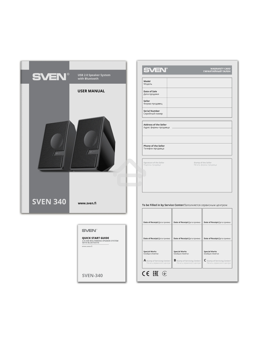 Колоки SVEN АС 340, черный (6 Вт, питание USB, Bluetooth)