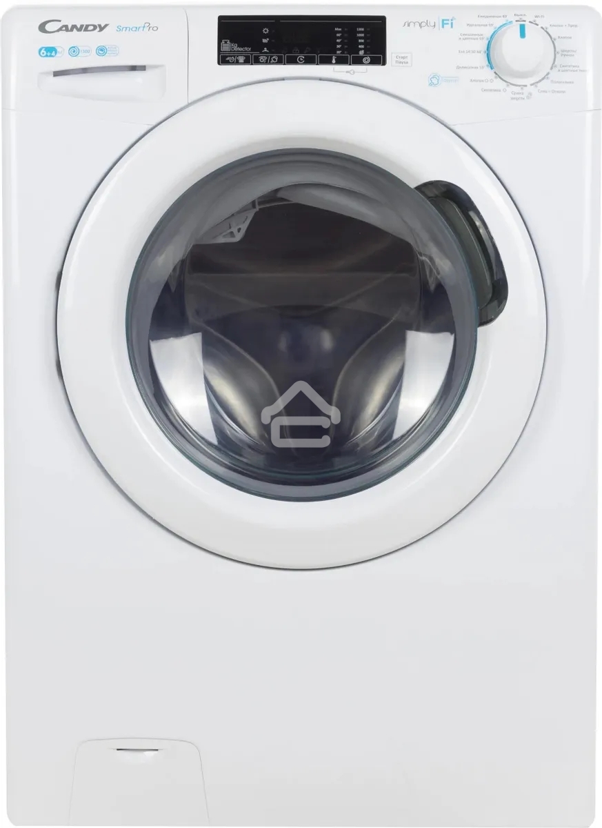 Стиральная машина Candy Smart Pro CSOW4 1364T/2-07 белый, загрузка фронтальная 6 кг, 1300 об/мин., класс: В
