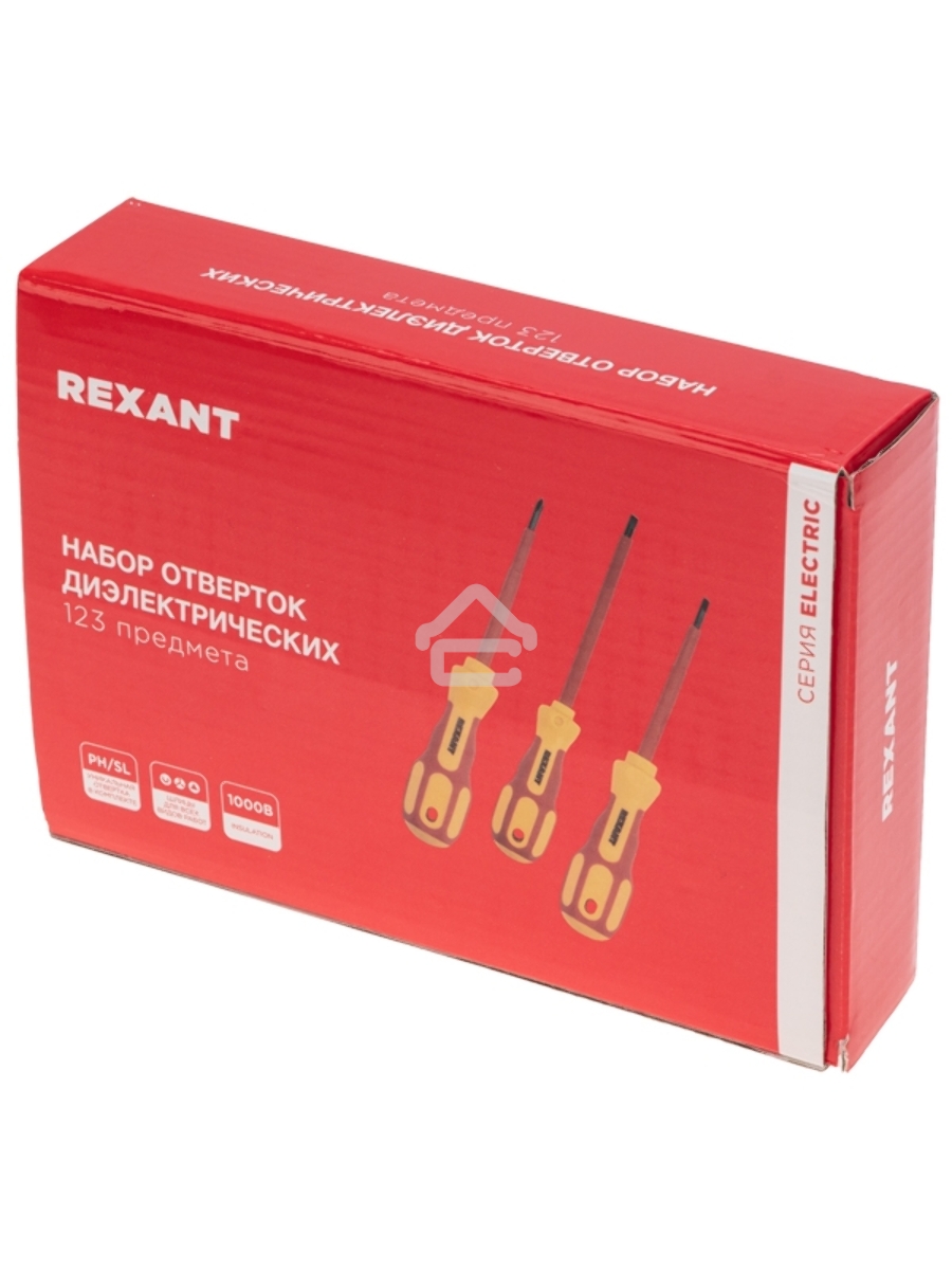 Набор отверток диэлектрических Rexant, 123 предмета