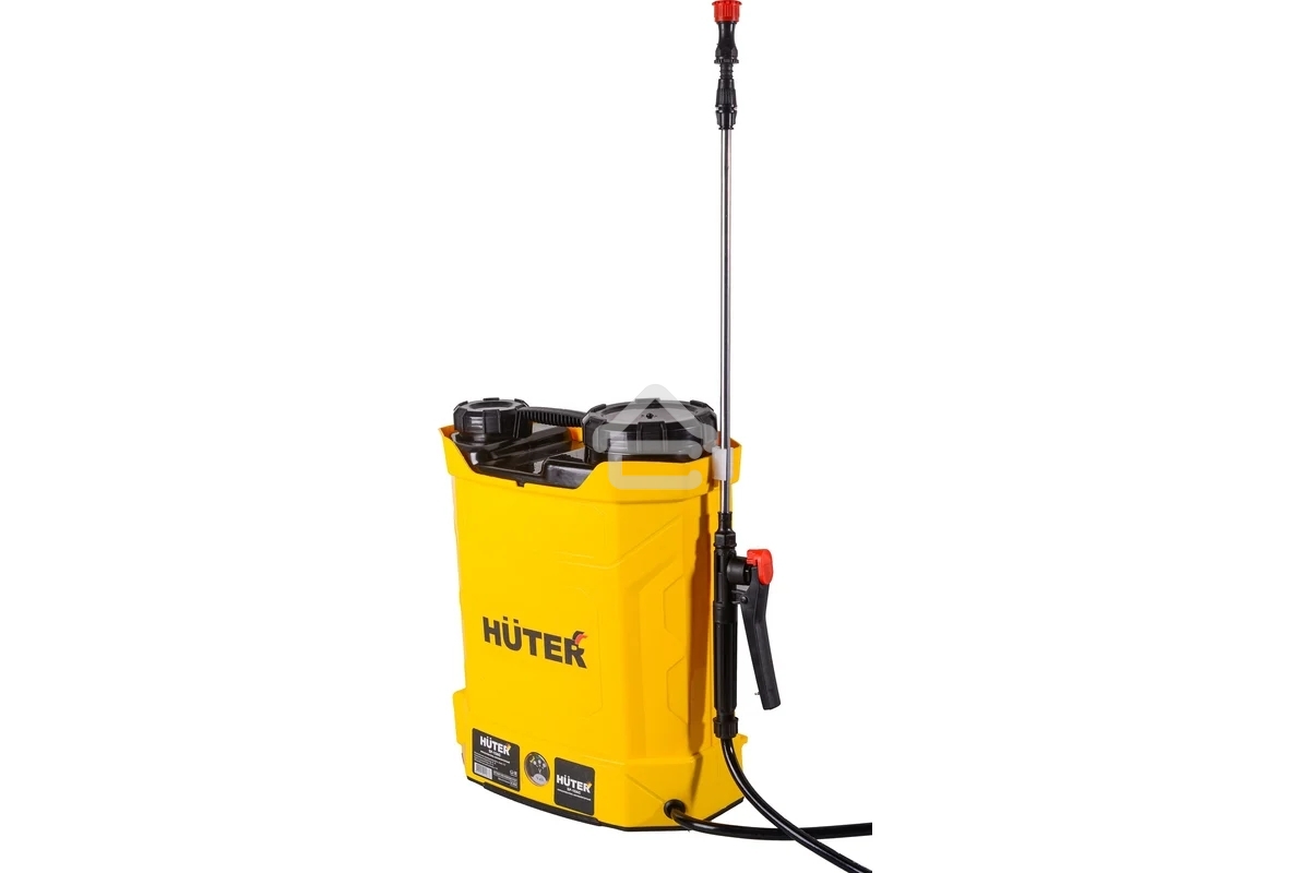 Опрыскиватель Huter SP SP-10AC аккум. ранц. 10л желтый/черный (70/13/52)