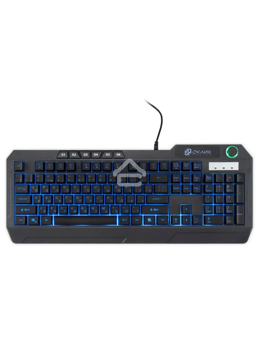 Клавиатура Oklick 715G (1680657) проводная, USB, черный