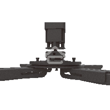 Потолочный комплект для проектора Wize Pro PRXL23A длина штанги 67,7-100,7 см, расстояние между крепежными отверстиями 404 мм,наклон +/-11°,вращение 360°, до 100 кг,черный