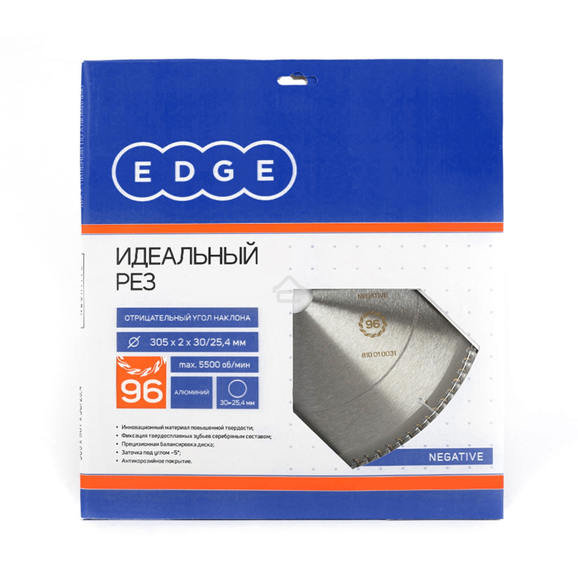 Диск EDGE by PATRIOT пильный по алюминию 305x96x30/25,4 negative