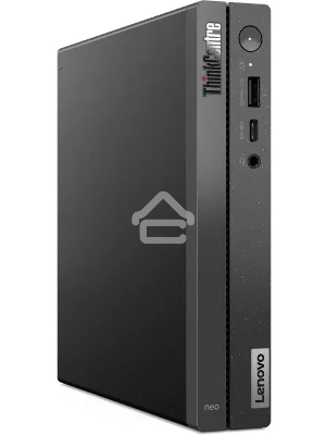 Неттоп Lenovo ThinkCentre Neo 50q Gen 4 i3 1215U (1.2) 8Gb SSD256Gb UHDG noOS WiFi BT 65W kb мышь клавиатура черный (12LN0028RU)
