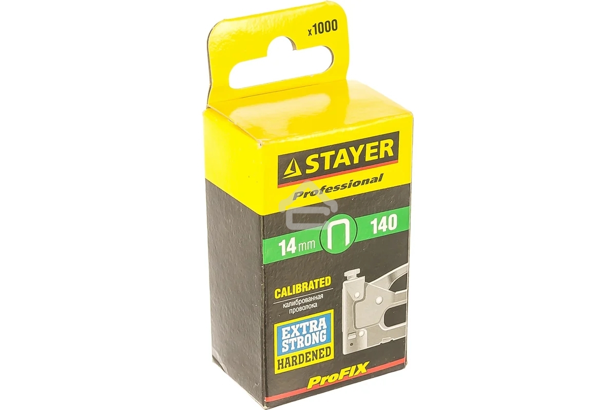 Скобы для степлера плоские STAYER 14 мм тип 140, 1000 шт