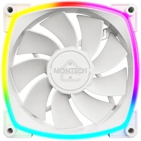 Вентилятор для корпуса MONTECH RX120 PWM белый, 120 мм, 1600 об/мин, 27 дБ, 4 pin