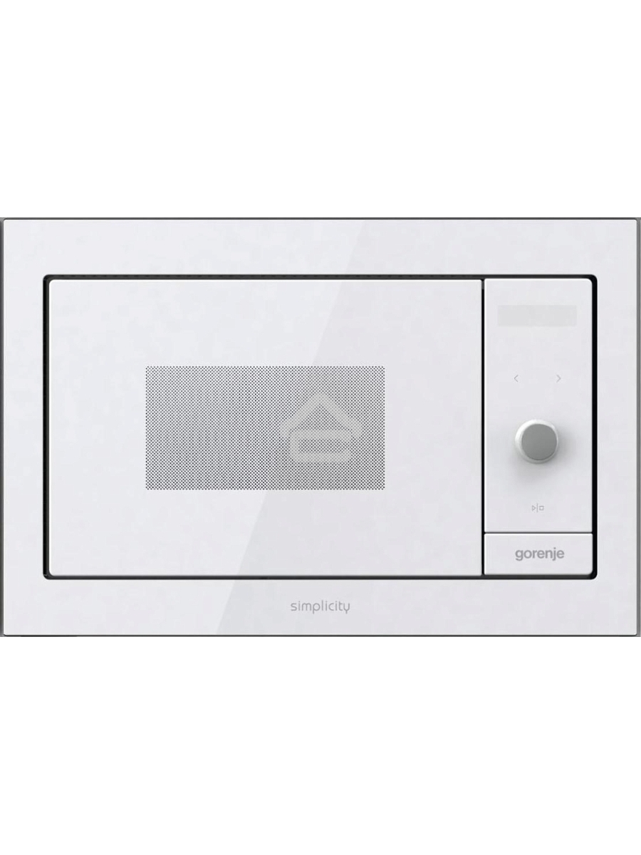 Микроволновая печь Gorenje BM235G1SYW белый, 23 л, 900 Вт, переключатели - поворотный механизм/сенсор