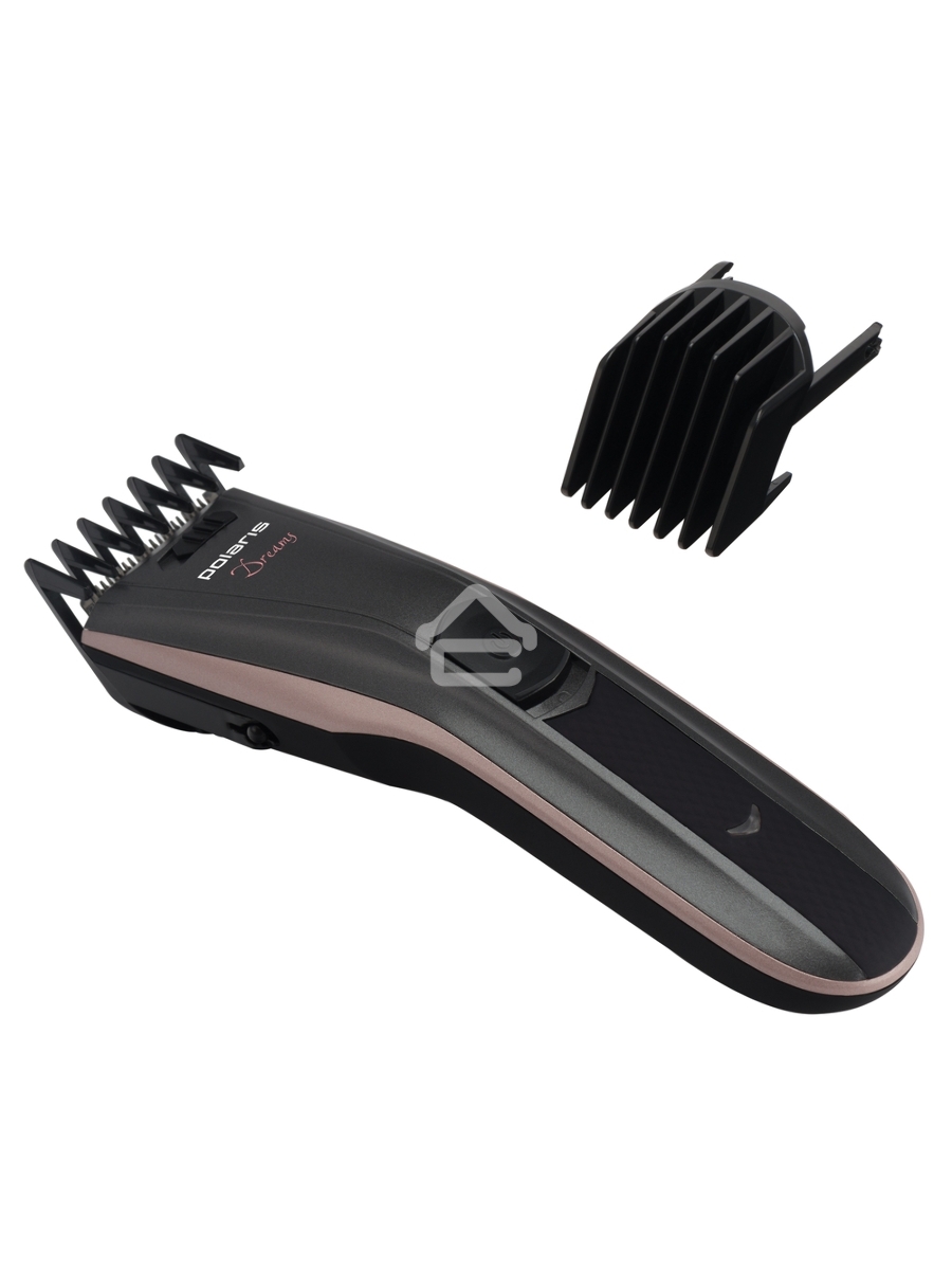 Машинка для стрижки Polaris PHC 0512RC маренго/серебро (насадок в компл:2шт)