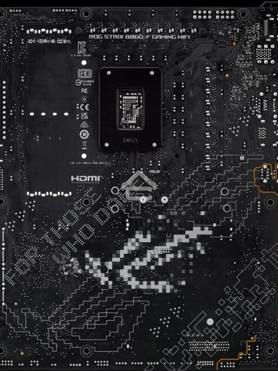 Материнская плата ASUS ROG STRIX B860-F GAMING WIFI, LGA 1851, Intel B860, 4xDDR5, 4xSATA, 4xM.2, 1xPCIe 5.0 x16, 1xPCIe 4.0 x16, 1xDP, 1xHDMI, 1x 2.5Gb LAN, 1xUSB 20Gbps, 1xUSB 10Gbps, 6xUSB-A 5Gbps, 2xUSB 2.0, 3x3.5 мм, 7.1, ATX