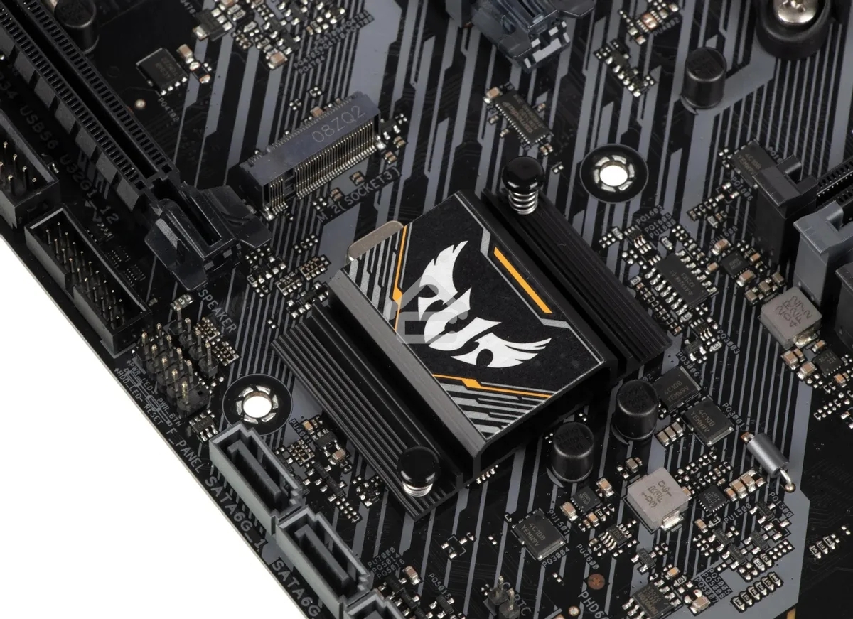 Материнская плата ASUS TUF GAMING B450M-PLUS II, AM4, AMD B450, 4xDDR4, 6xSATA, 1xM.2, 1xPCIe 3.0 x16, 1xPCIe 2.0 x16, 1xPCIe x1, 1xHDMI, 1xDVI-D, 1x 1Gb LAN, 2xUSB-A 3.2 Gen 1, 1xUSB-A 3.2 Gen 2, 2xUSB-A 2.0, 1xUSB-C 3.2 Gen 1, 3x3.5 мм, 7.1, mATX
