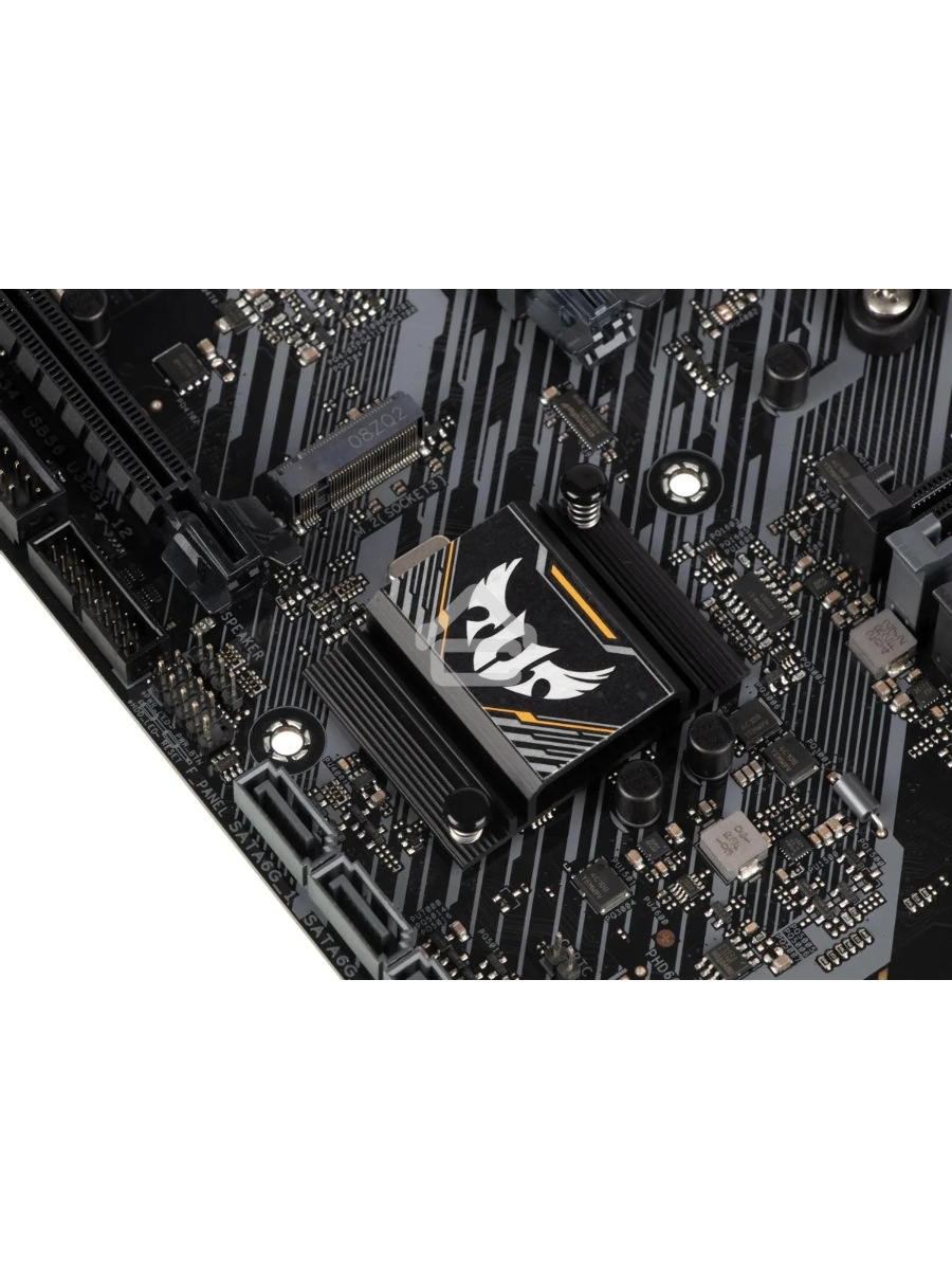 Материнская плата ASUS TUF GAMING B450M-PLUS II, AM4, AMD B450, 4xDDR4, 6xSATA, 1xM.2, 1xPCIe 3.0 x16, 1xPCIe 2.0 x16, 1xPCIe x1, 1xHDMI, 1xDVI-D, 1x 1Gb LAN, 2xUSB-A 3.2 Gen 1, 1xUSB-A 3.2 Gen 2, 2xUSB-A 2.0, 1xUSB-C 3.2 Gen 1, 3x3.5 мм, 7.1, mATX
