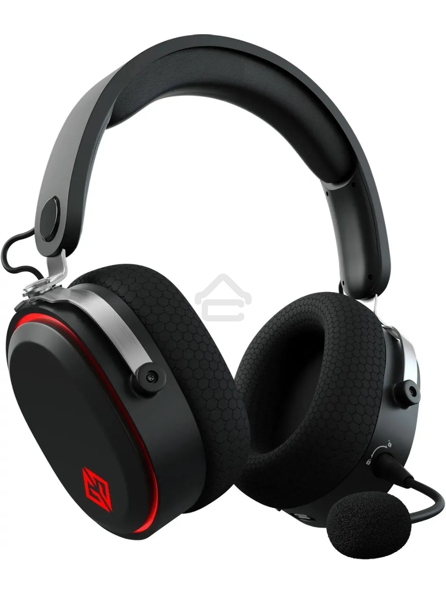 Наушники с микрофоном GMNG GG-HS405W черный мониторные BT/Radio/3.5mm оголовье
